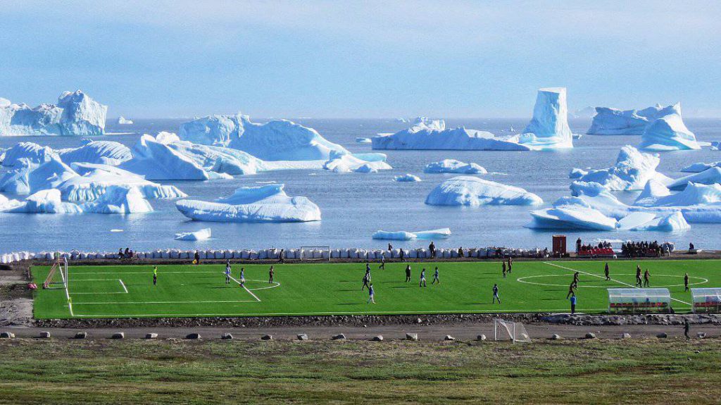 Best football pitches - Qeqertarsuaq